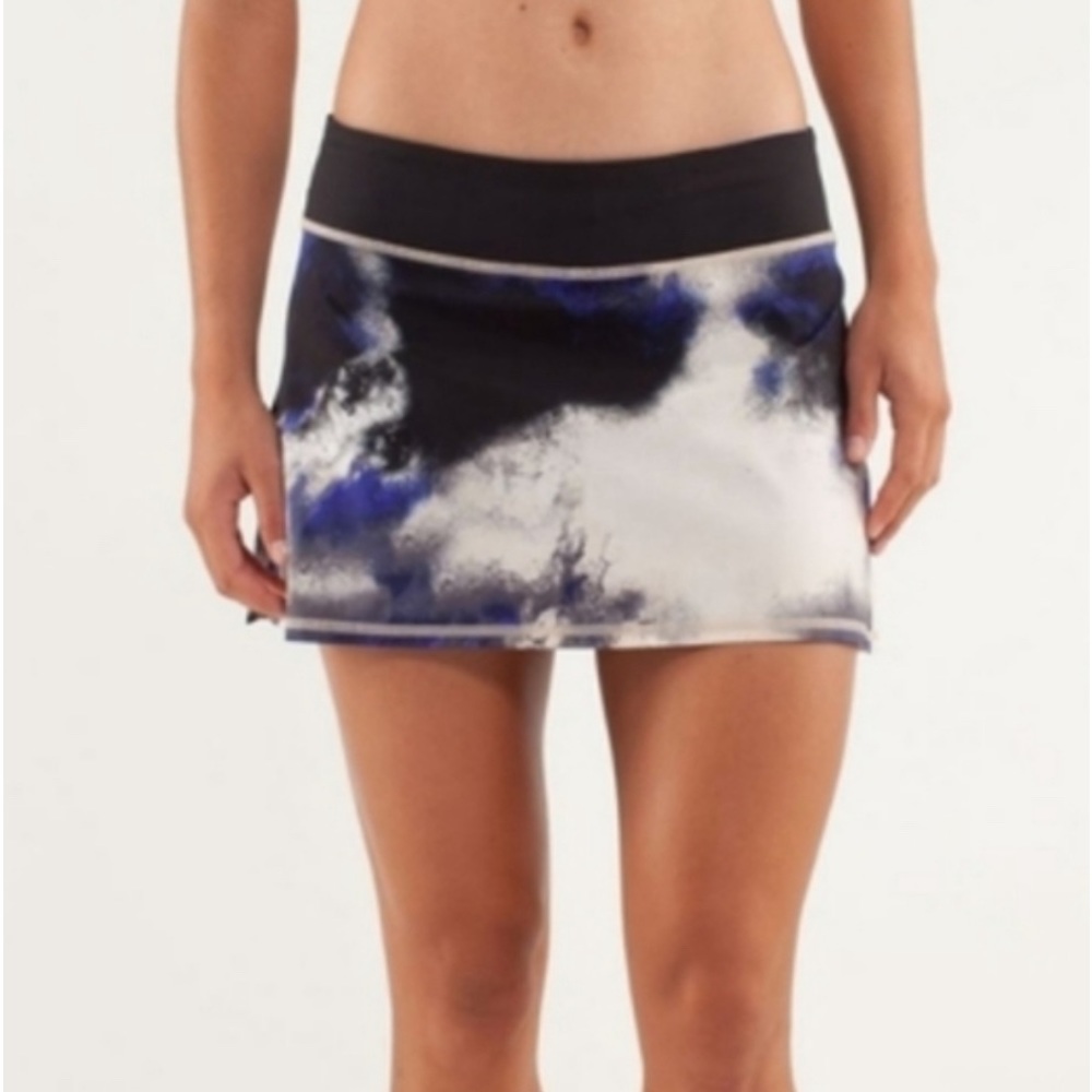 NWT Lululemon Luxtreme purple tie dye tennis skirt
